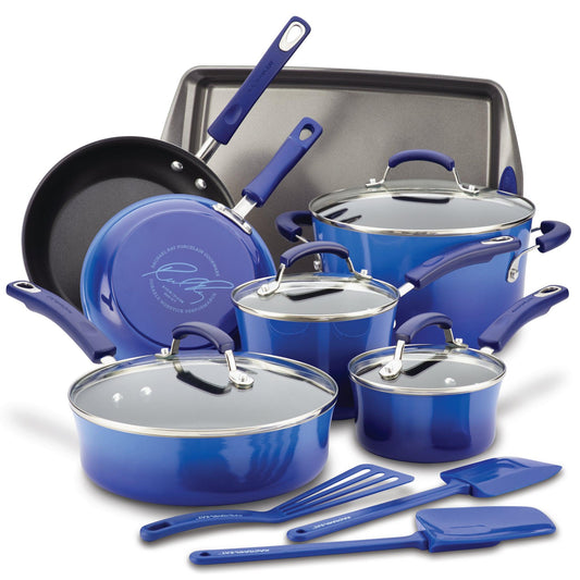 Classic Brights 14-Piece Cookware Set